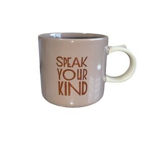 Inspiring Quote Starbucks Tan Coffee Mug Speak Your Kind